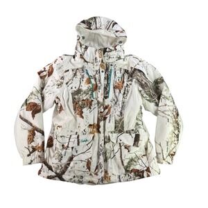 Cabela's Hunting Jacket Womens 2XL White‎ Zonz Woodlands Snow Camo 4MOST